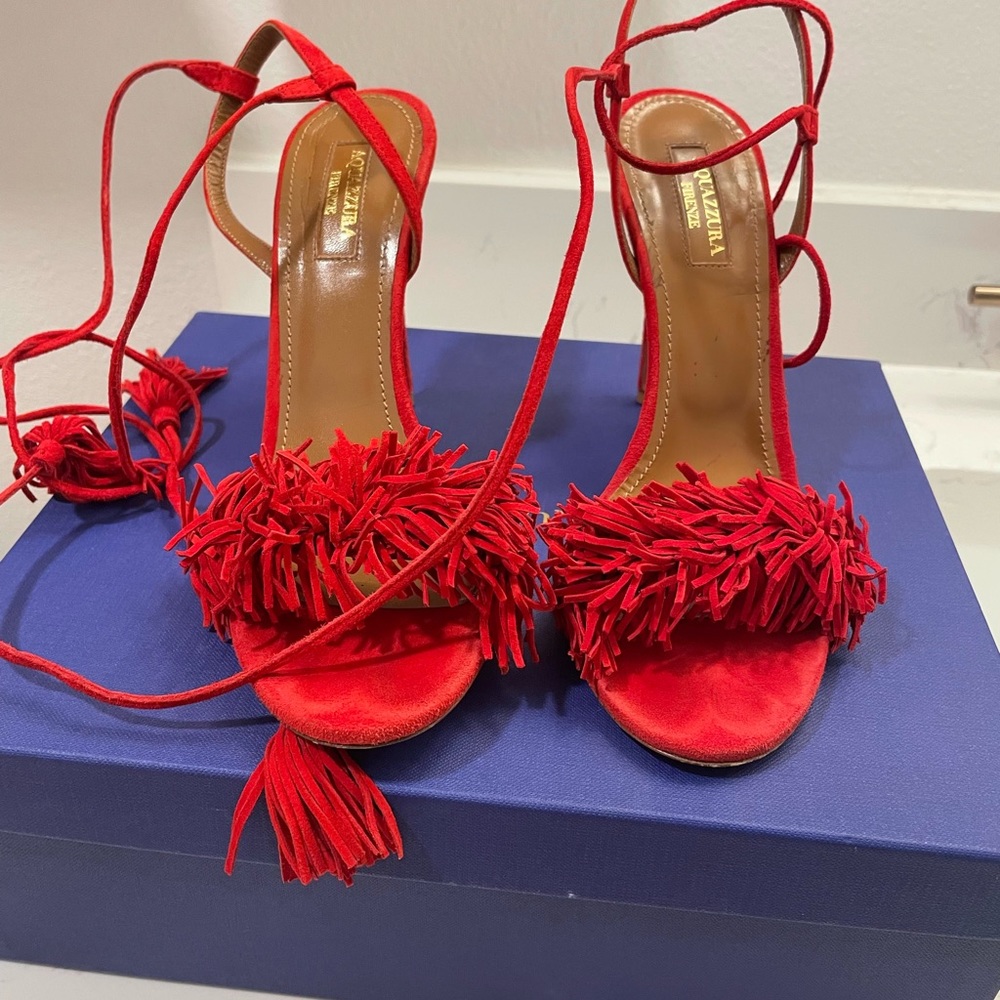Aquazzura wild thing heels size 38
